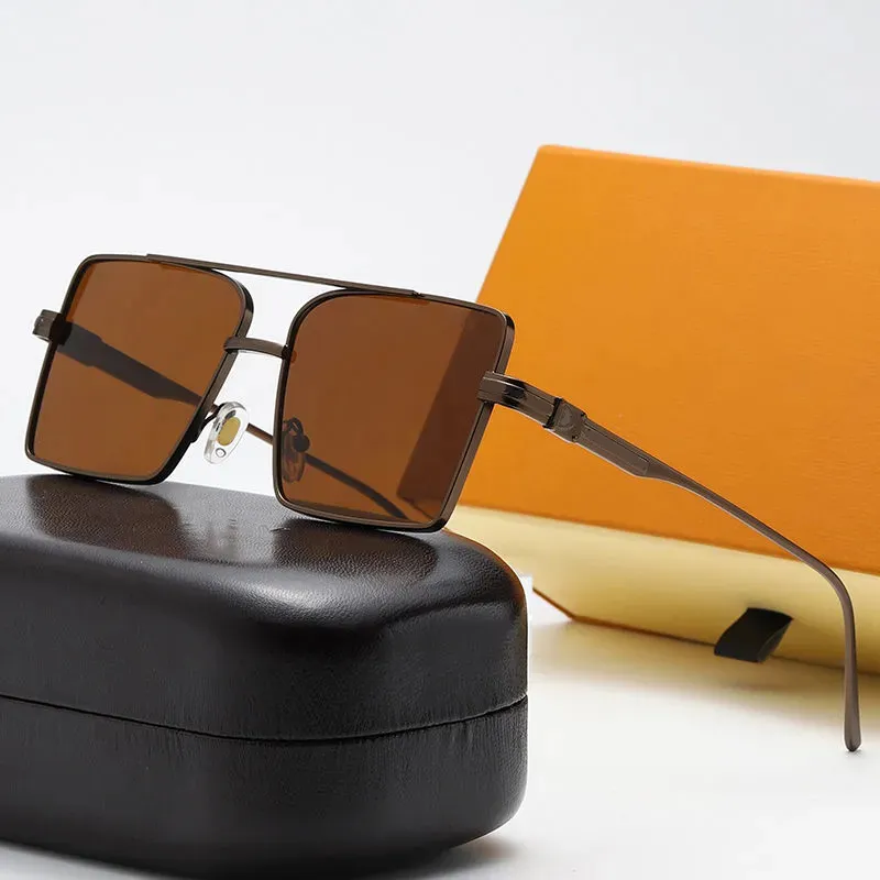 Tasarımcı Moda Güneş Gözlüğü Erkekler Unisex Gözlükler Erkekler Kadınlar Rimless Sun Gözlükler Gümüş Altın Metal Çerçeve Gözlük252t