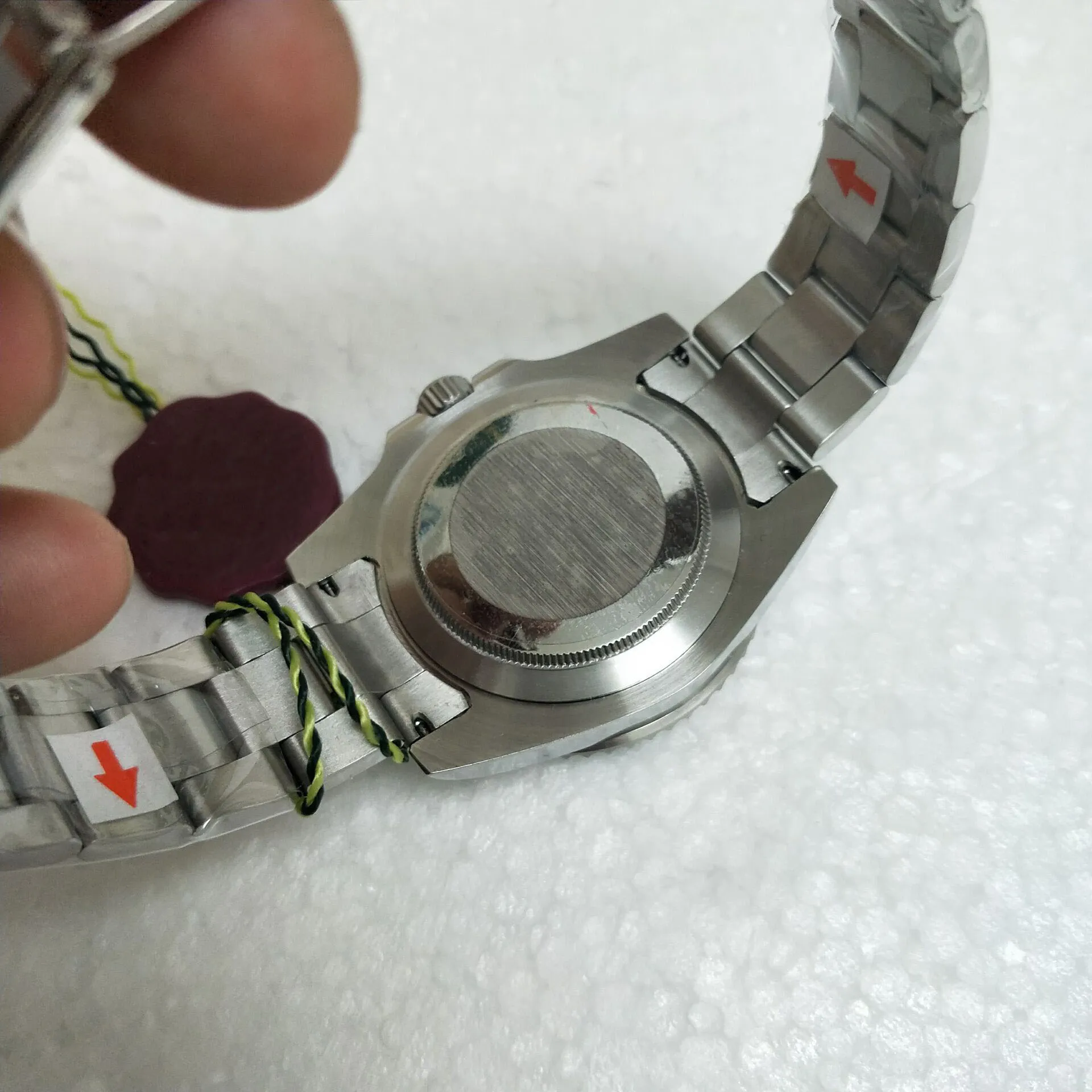 Súper versión de fábrica Reloj 3 estilo Buena calidad 40 mm Bisel de cerámica giratorio bidireccional Movimiento automático Relojes para hombre Caja original323v