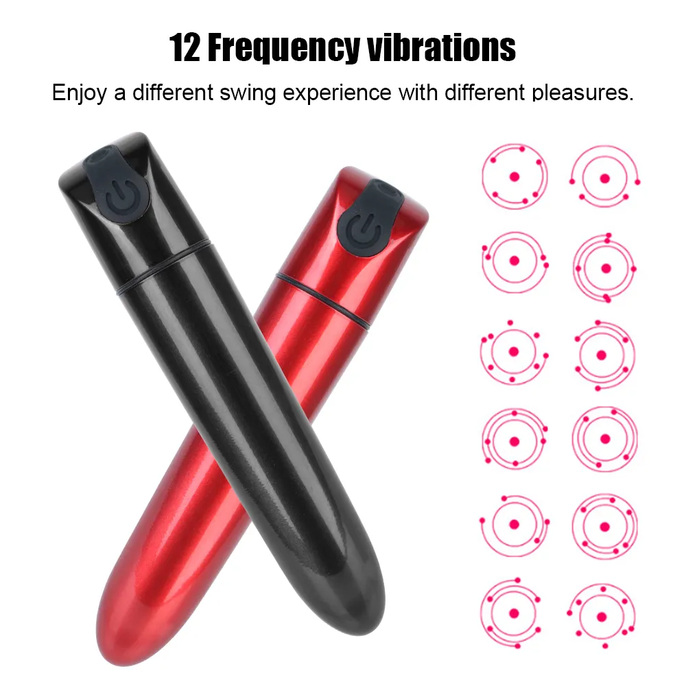 OLO puissant gode vibrateur pour femme vaginale point G étanche Clitoris stimulateur Mini 12 vitesses balle jouets sexy