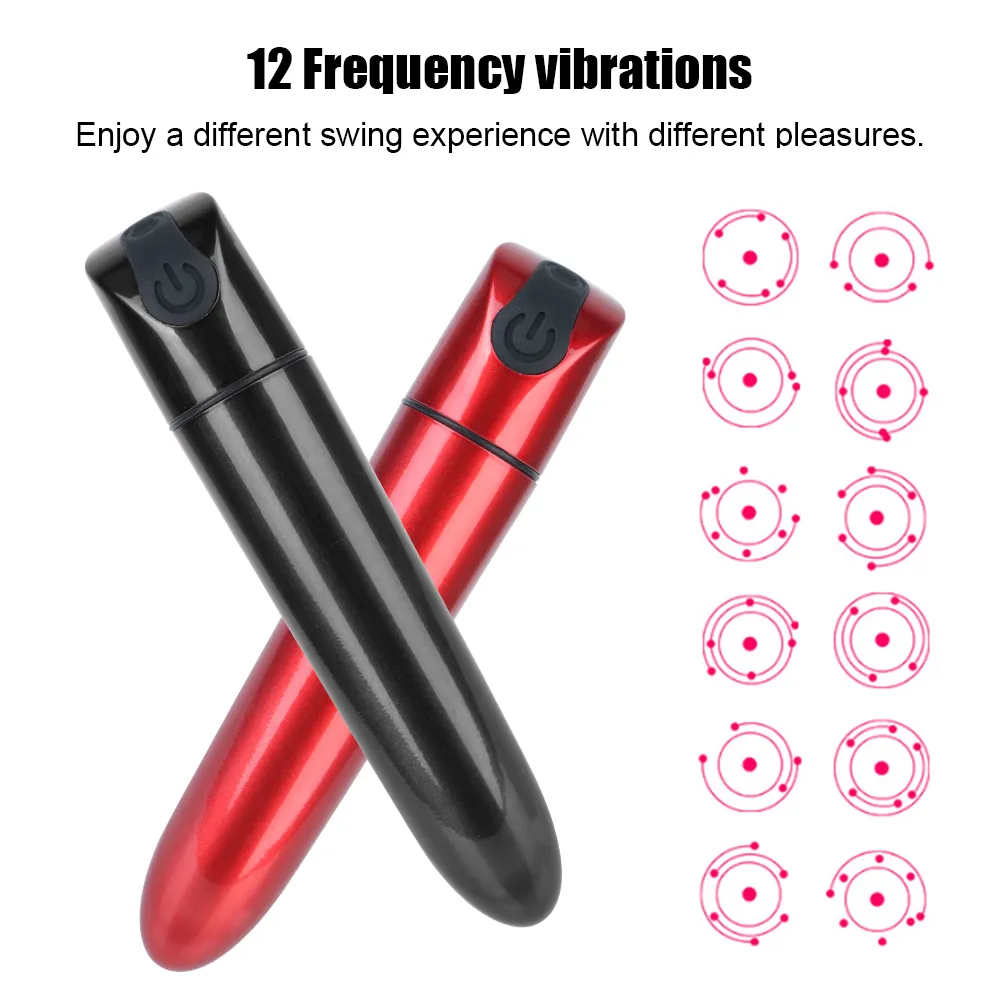 Vibratore potente del dildo di OLO la donna Stimolatore del clitoride impermeabile del punto G vaginale Mini giocattoli sexy della pallottola di velocità 12