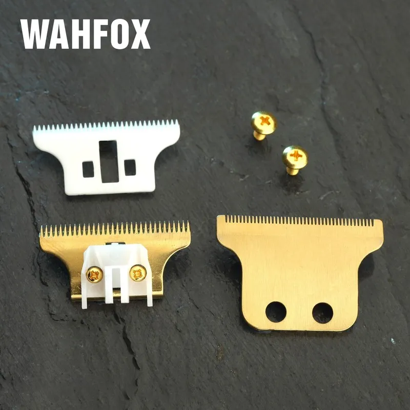 Wahfox Pro парикмахерские лопасти Trimmer Detailer для 8081 Профессиональная замена стали стали и керамика T Rutter 220712
