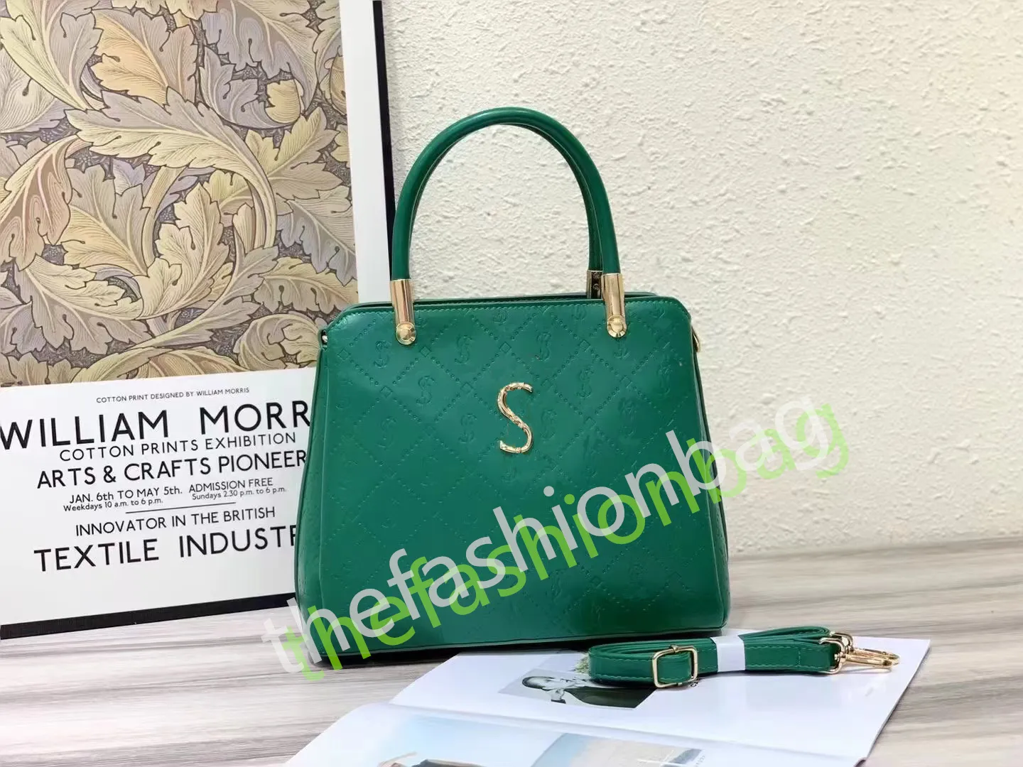 Bolsa de compras premium de cuero de moda de diseñador exclusivo de 7a