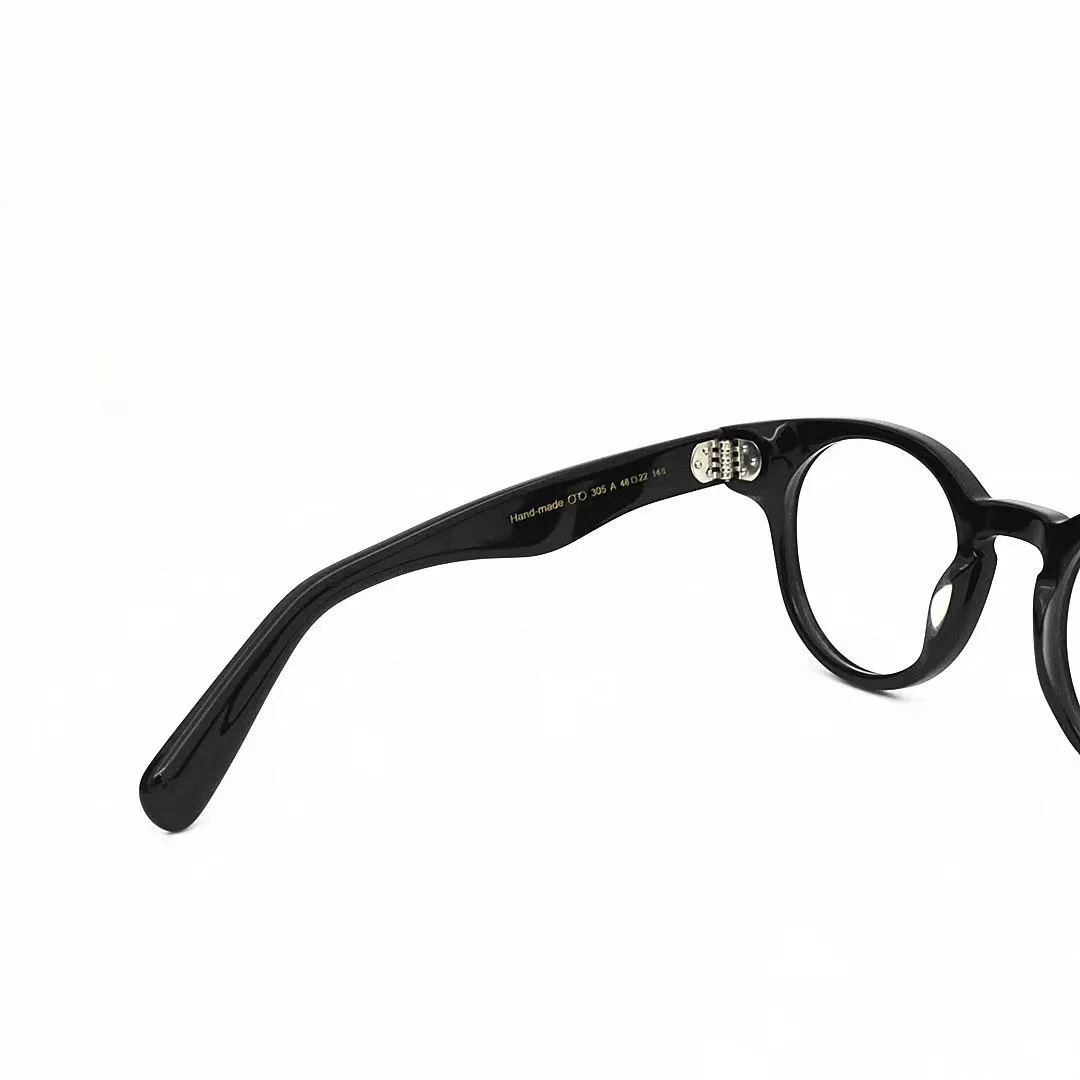 James Tart 305 lunettes optiques pour la plaque de lentille légère anti-bleue de style rétro unisexe