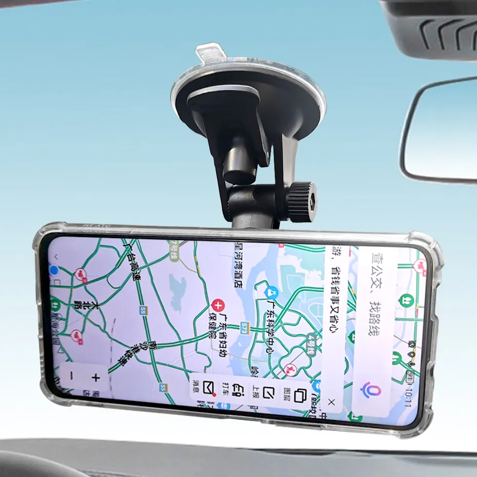 Support de téléphone magnétique pour voiture Support de ventouse Rotation à 360 degrés Support magnétique pour cellule mobile Support GPS