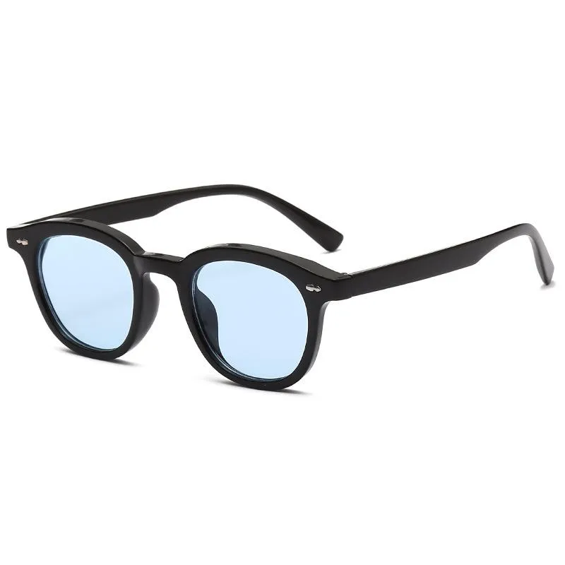 Sunglasses Evove Vintage Male Women Oval Sun Glasses For Men Steampunk Retro Eyewear Red Tortoise Small Face Narrow GogglesSunglas206m