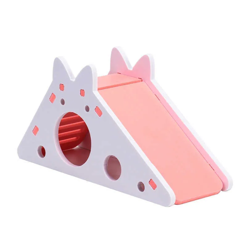 Hamster Chinchillas Cage drôle assemblé accessoires gerbille maison Rat jouet bébé Hamster jouet toboggan Hamster maison cobaye jouets