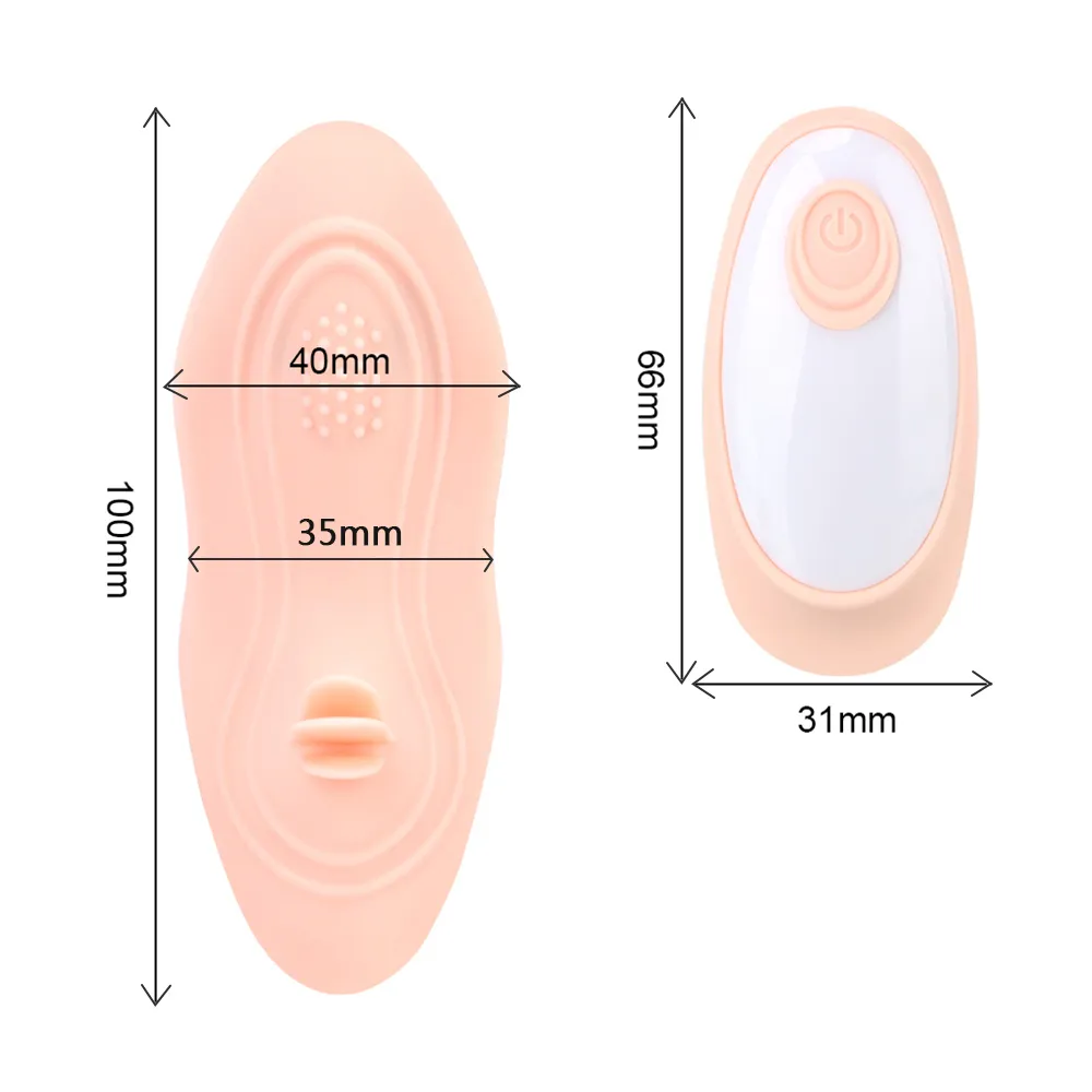 Intelligent uppvärmning Sexiga leksaker för kvinnor 7 Mode Erotic Wearable Vibrator Dildo Vibration Panties Clitoral Stimulator