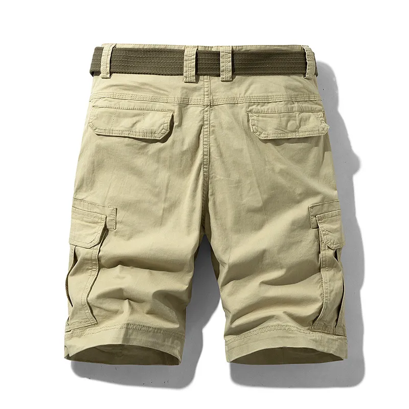 Män sommartaktisk bomullsfrakt shorts män streetwear fickor shorts män avslappnad mode lös kamouflageshorts 28-38 220507