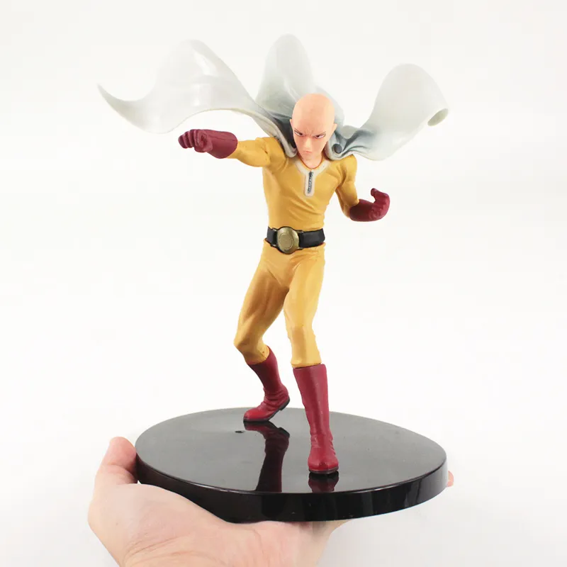 19 سم أنيمي واحد لكمة رجل شخصية Toy Saitama Sensei dxf Hero PVC Action Figure نموذج Dollible Dollible Gift 220702