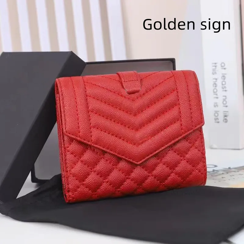 Najwyższej jakości klasyczny designer oryginalne skórzane portfele dla mężczyzn Kobiety Krótkie prawdziwe skóry PVC Business Karta kredytowa 3150