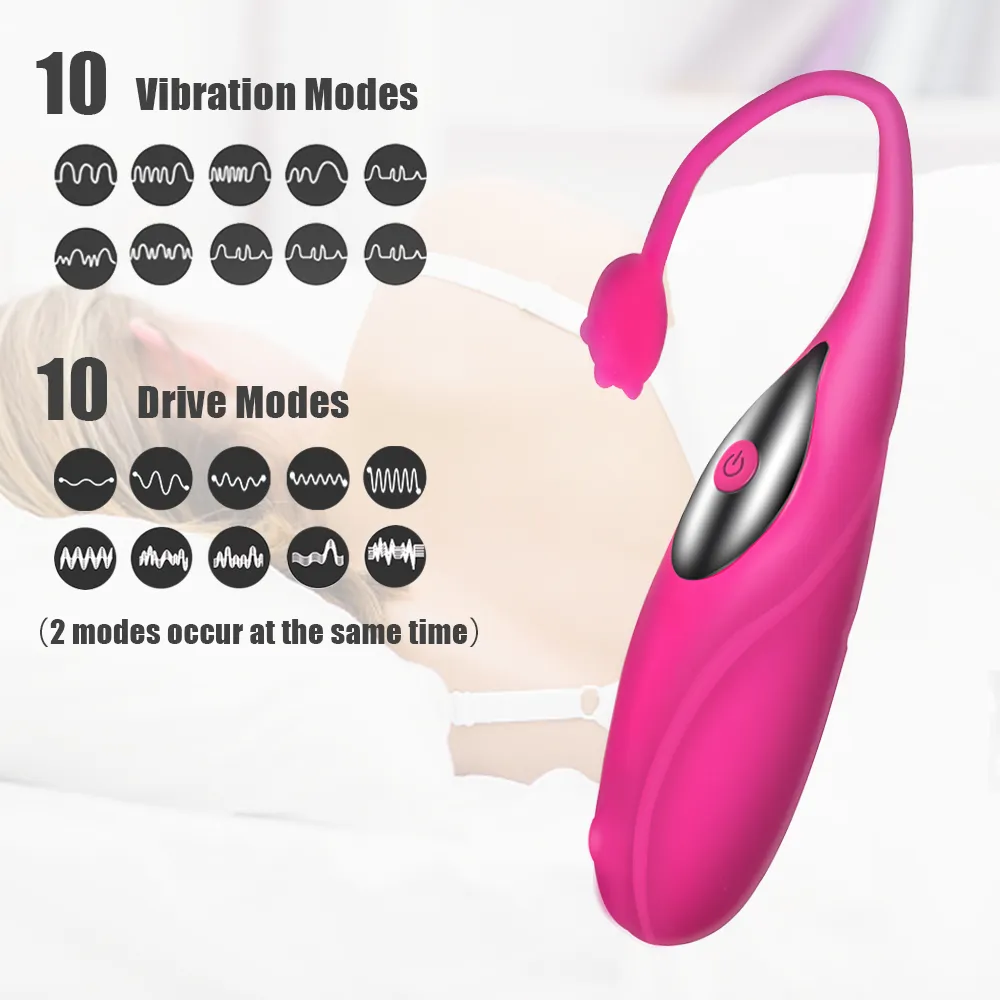 IKOKY Anal Clittoris stymulacja wibracja jaj dla dorosłych produkty erotyczne Prezenty erotyczne seksowne zabawki dla kobiet bezprzewodowych zdalnych 10 trybów wibrator