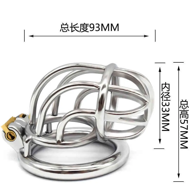 Эргономичный замок-невидимка из нержавеющей стали, мужское устройство, клетка для члена, фетиш, девственность, замок для пениса, кольцо на член, ремень S0564786171
