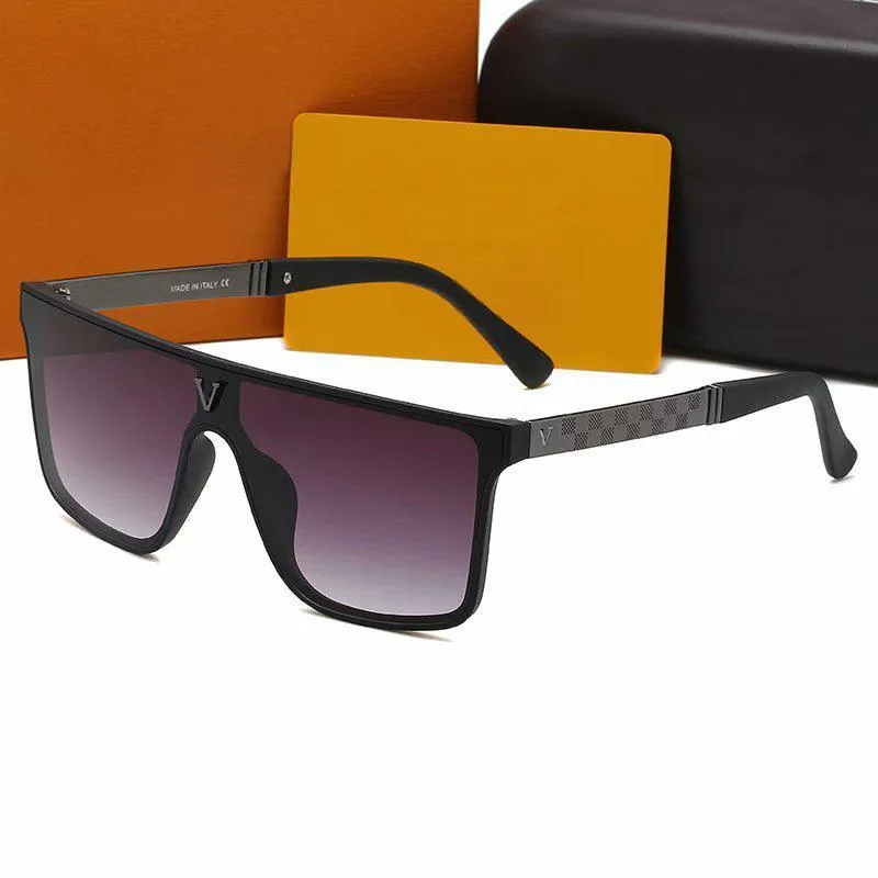 Designer Solglasögon Mens Luxury Avant-Garde 8286 Mirror Print Square Sun Glasses Europeiska och amerikanska personlighet och kvinnor Stree2845