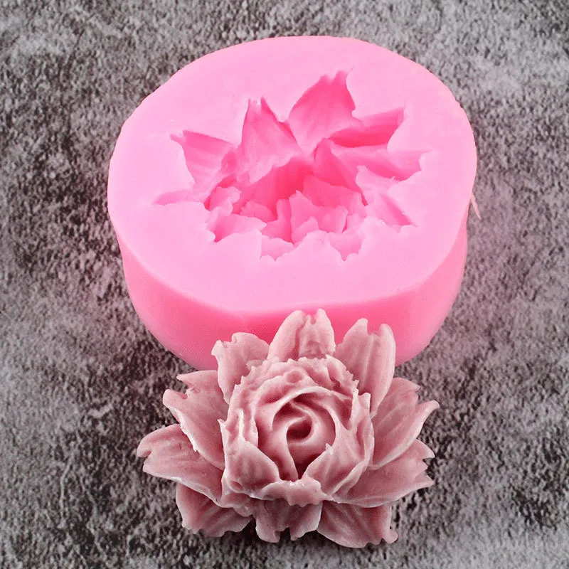 Sun Flower Daisy Rose Peony Orquídea Silicone Mold Diy Cupcake Topper Fondant Bolo Decorating Tools Candy Chocolate Gumposte Mold 220815