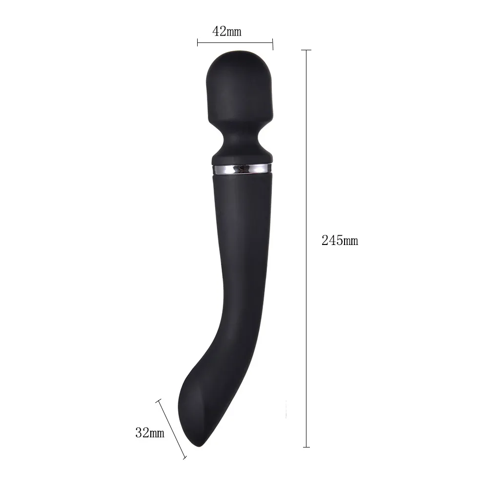 Волшебная палочка вибратора двойные головы AV Body Massager G Spot Clitoris стимулятор взрослые продукты сексуальные игрушки для женщины -мастурбатора