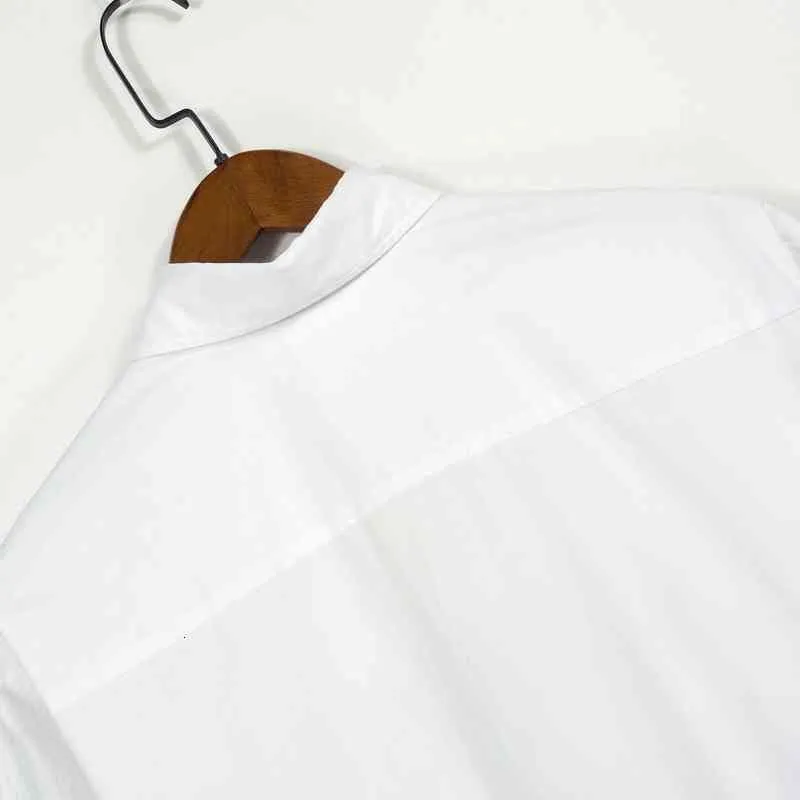 Tide Legal Brand Weitemeng Предметы сверкающие розовые буквы мужские и женские повседневные свободные с длинными рукавами белая рубашка