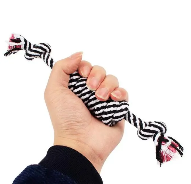 Pet Toys for Dog Funny Chew Knot Cotton Bone Rope Puppy Dog Toy Pets Dogs Pet Supplies for Small Dogs for Puppys C0418