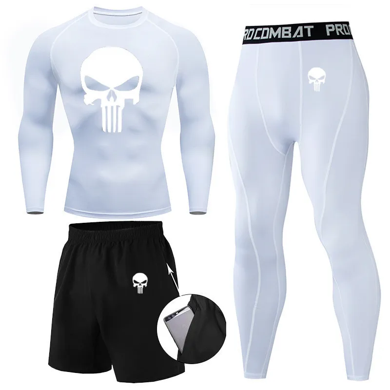 ضغط MMA Rashguard Men S Jiu Jitsu T Shirt Pants Muay Thai Shorts Rash Guard Gym Men BJJ Boxing مجموعات الملابس 224042173