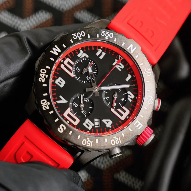 Uhr Quarzwerk Herrenuhren Klassische Armbanduhr 44mm Business-Armbanduhren Edelstahlgehäuse Montre De Luxe Life Waterpro236W