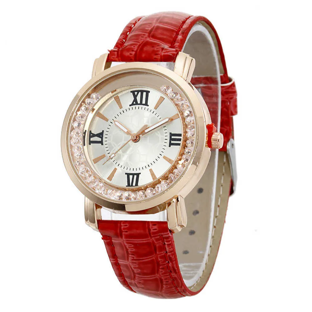 2022 Mulheres Assista Moda Luxo Lazer Set Auger Couro Aço Inoxidável Quartz Watches WristWatch Ladies Girls Clock Girls