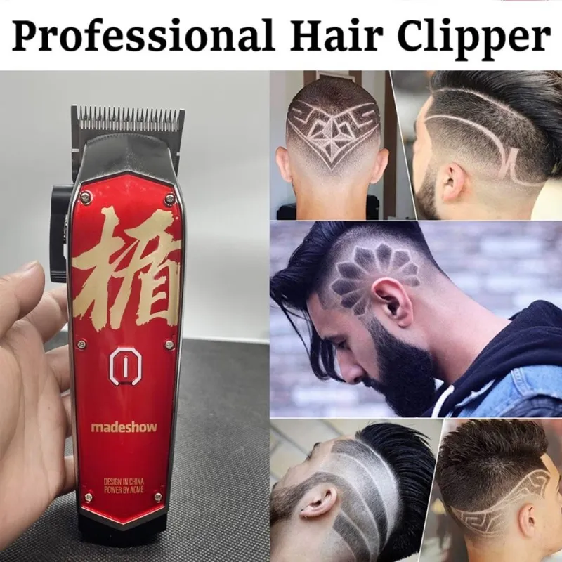 Madeshow M10 Clippers Professional For Men Macchina da taglio dei capelli elettrici 7000 rpm Barbershop USB ricaricabile 2207087383658