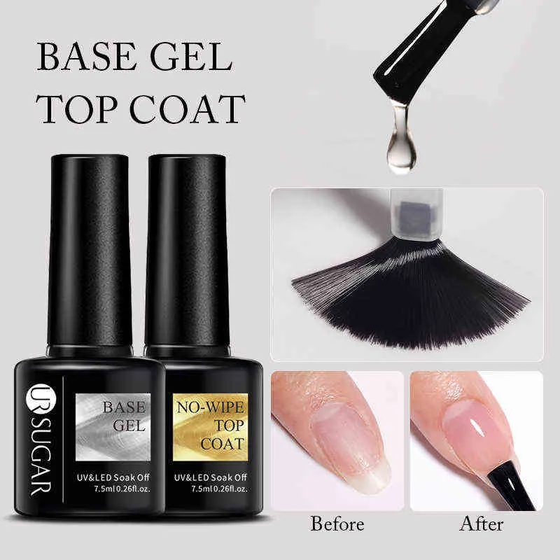 NXY Nail Gel Base No Wipe Matte Top Function Soak Off Led Uv Polish Long Lasting Art Varnish Manicure 0328