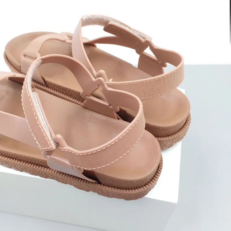 Sandalias de gladiador de moda de verano para mujer, zapatos de plataforma para mujer, sandalias de playa deportivas de pasta mágica para mujer, suaves y cómodas Y 220516