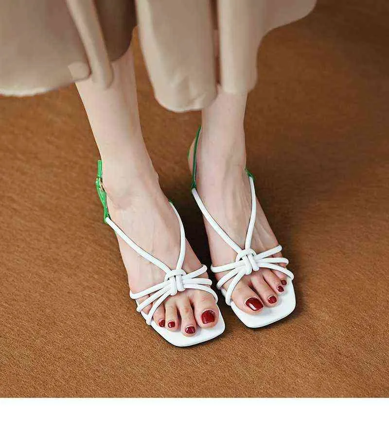 Sandals NXY French Women Elegant Spring Spring New One-Word tiras simples MUJER SAPATO PARA CATO BLAT BLAT MUJER SAPATO