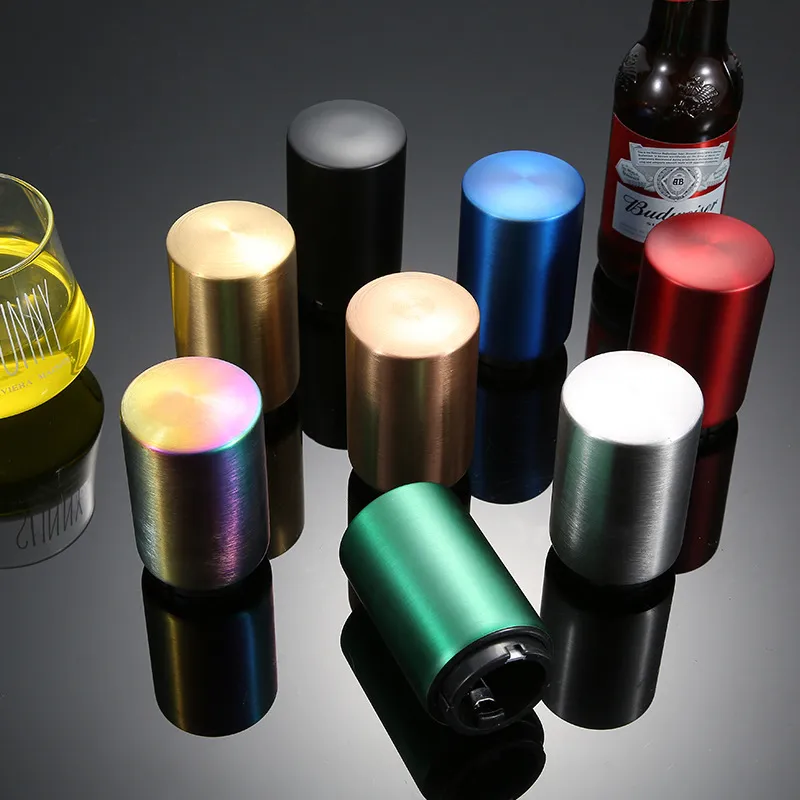 Apribottiglie automatiche magnetiche Bottiglie bevande in acciaio inossidabile Apribottiglie Apribottiglie Apribottiglie personalizzate 220621