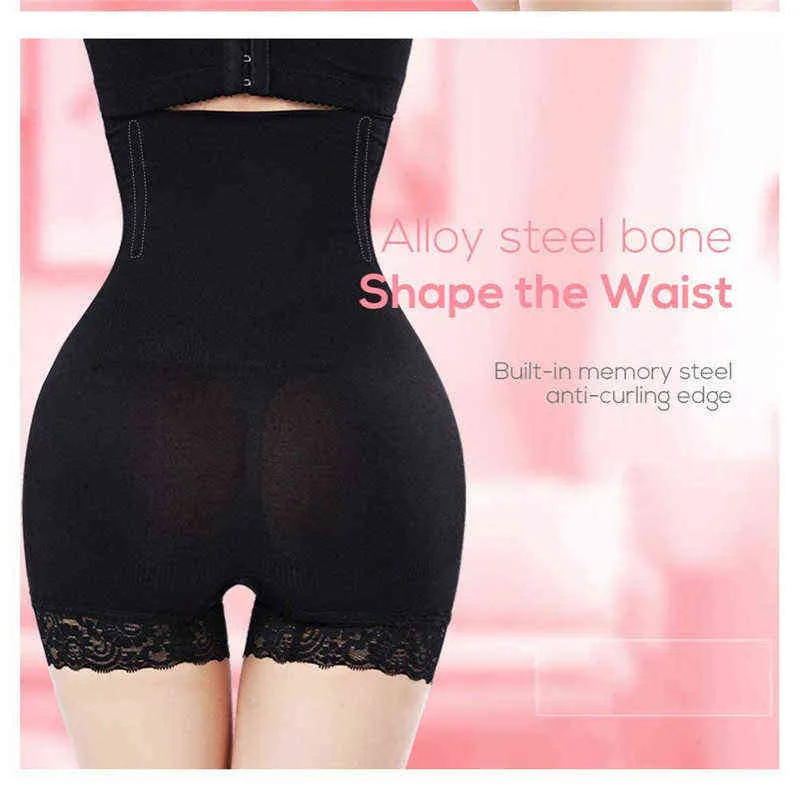 Xs Biancheria intima senza cuciture Pantaloni dimagranti Slip il controllo della pancia Abito da donna Sollevatore di culo Vita alta Allenatore Slim Body Shaper Shapewear L220802