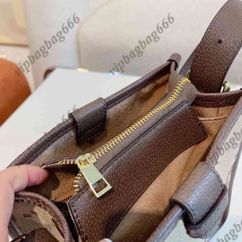 Mini Tote Bags Women Designer Crossbody-bag Handbag Letter Print Shoulder Bucket Leather Female Casual Purses 220415