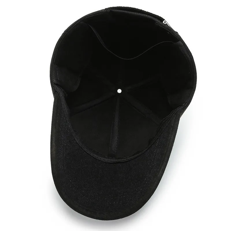 Tamaño ajustable invierno para hombre orejeras sombreros más terciopelo cálido béisbol s protector de oído casual gorra deportiva 220617