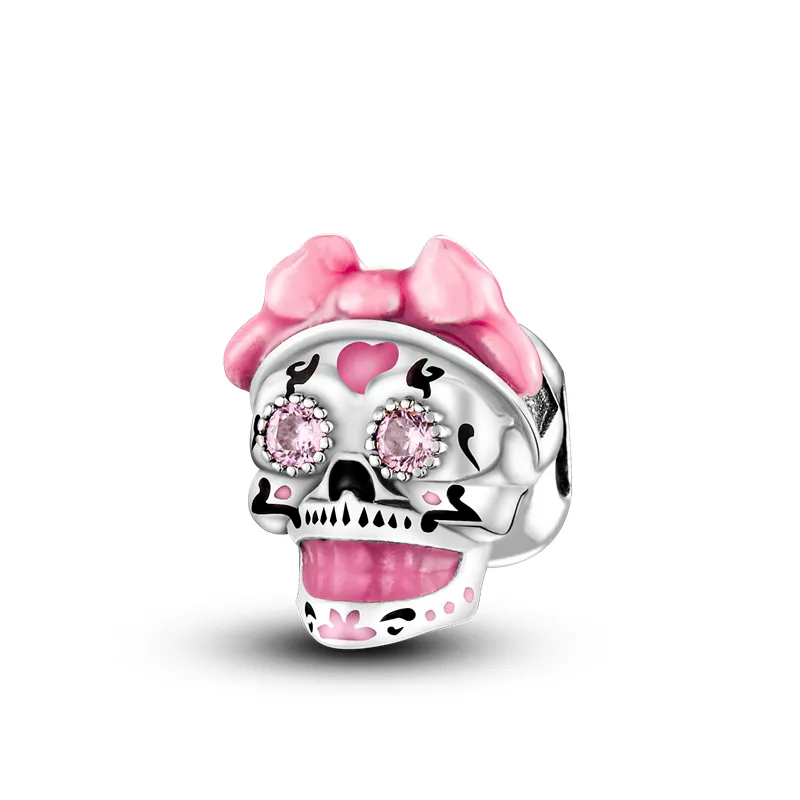 925 Sterling Silver Dangle Charm Dog Cat Beads Skull Charms Beads Beads Fit Pandora Charms Bracelet Diy Jewelry Association