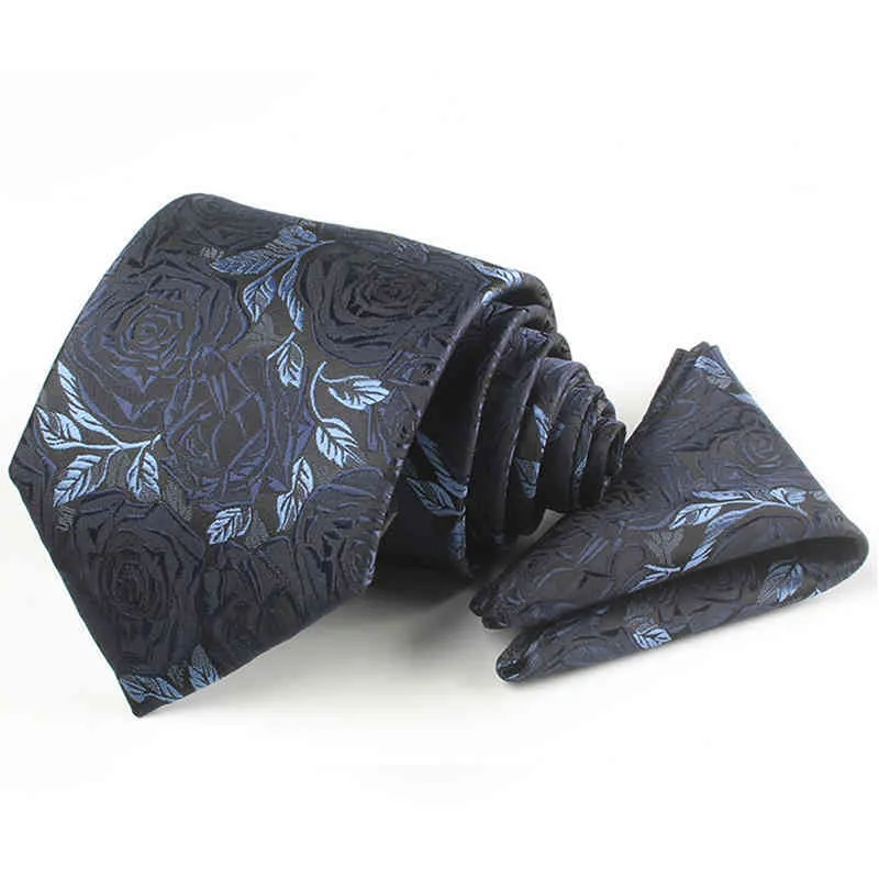 Corbatas de bolsillo de moda para hombre, traje de negocios, conjunto de corbata para hombre, pañuelo marrón Formal, corbata para fiesta de boda 259E