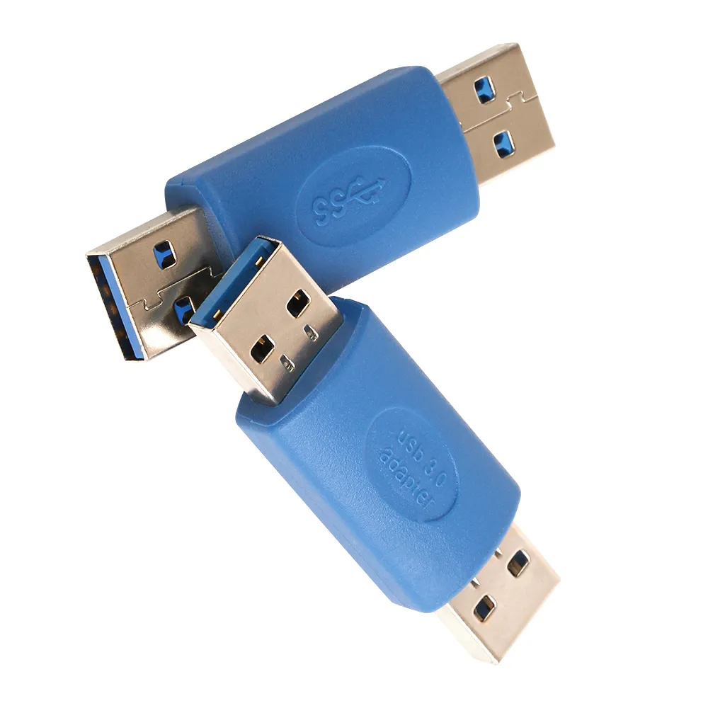 USB-typ A-till manlig anslutningspluggadapter USB3.0 Converter M-M-kopplingsadaptrar