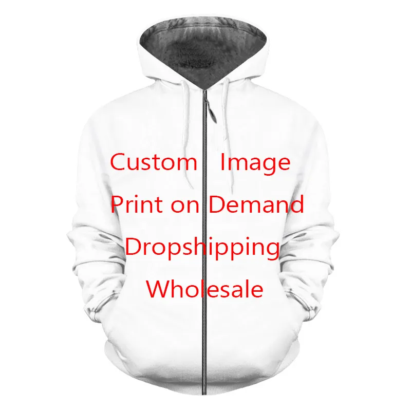 Hoodie Zip Up Sweatshirt Polynesian Tattoo Print Loose Long Sleeve Hip Hop Fashion Men Hoodies Custom On Demand DIY 220722