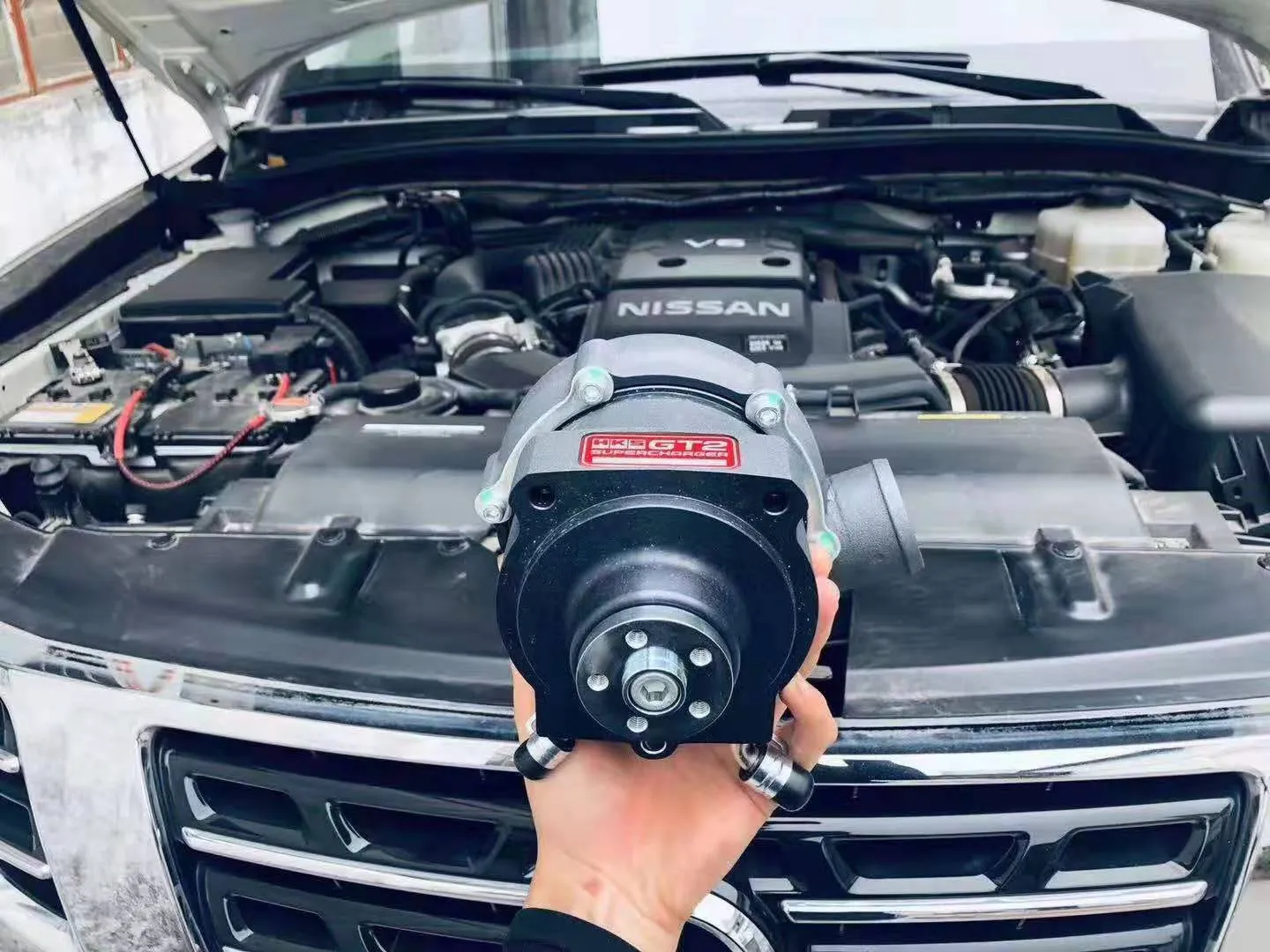 الشاحن التوربيني الميكانيكي لدورية 4.0T مجموعات anrot-hks Turbo HKS Supercharger