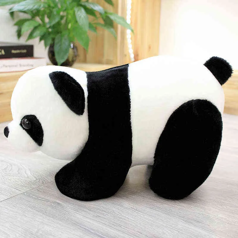 PC CM Söt baby Big Giant Panda Bear Plush Cuddly Animal Doll Animals Toy Cushion Cartoon Kawaii Dolls Girls Lover Gifts J220704