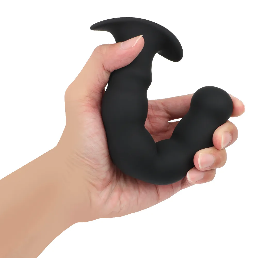 Butt Plug Dildo Prostate Massager Anal Bead S/L Soft Silicone Sexiga leksaker för kvinnor män G-spot