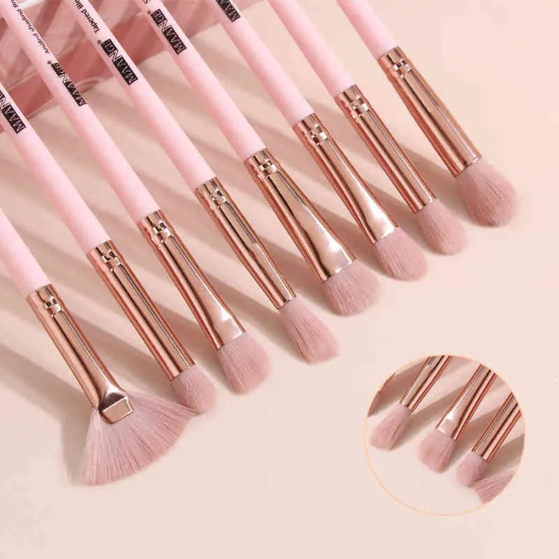 NXY Makeup Brushes Pro 3 5 12 st set Eyeshadow Eyeliner Eyelash Eyebrow Brush Beauty Make Up Blandning Verktyg Maquiagem 0406