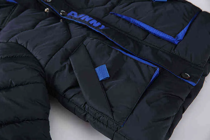 キッズ服フリースアウターウェアの男の子の子供たちキルティングジャケットとベルベットの温かい綿ジャケットフード付き風器アウターJ220718