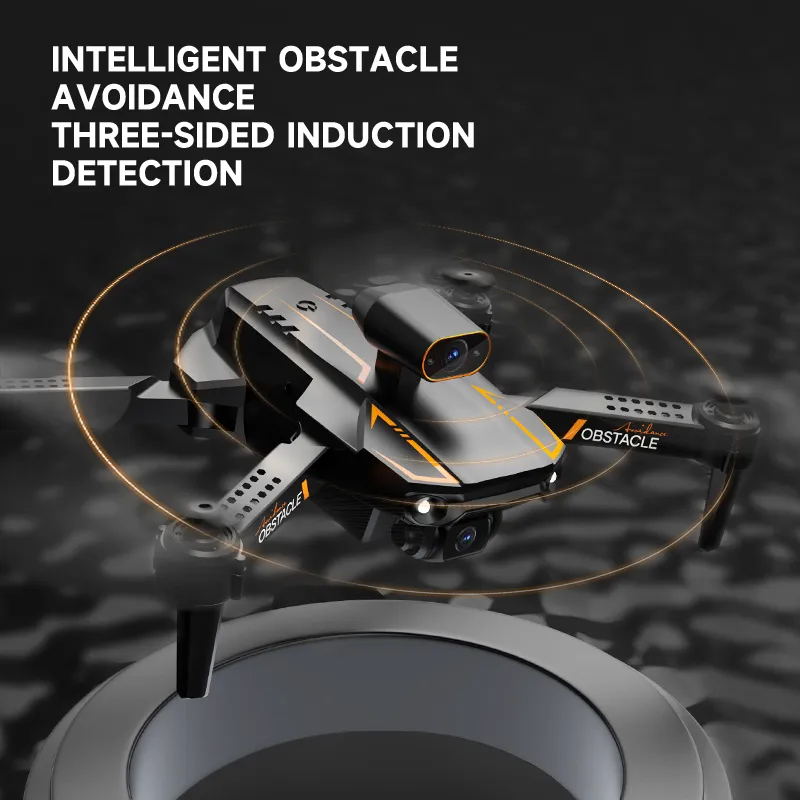 Intelligent UAV Professional Drone 4K S91 med dubbelkamera vikbar quadcopter med 360 graders hinder Undvikande 5G WiFi Mini Drone RC Toy 220830