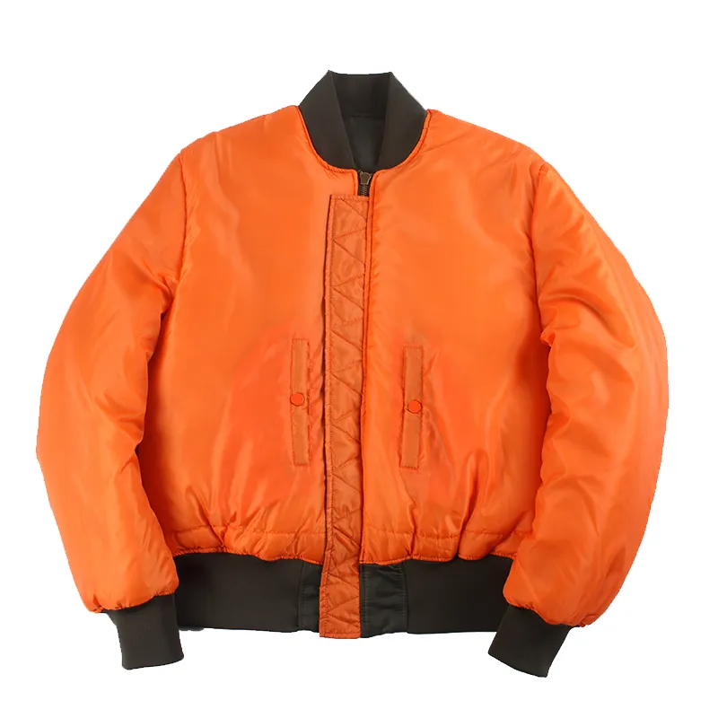 Winter Vintage oversize MA 1 streetwear hip hop military coats clothes double side bomber flight air force pilot jacket men 220727
