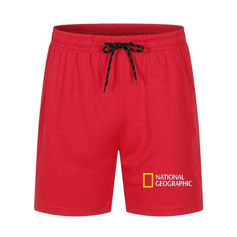 Summer Selling National Geographic Breathable Leisure Sports Men s Shorts Beach Comfortable 220714