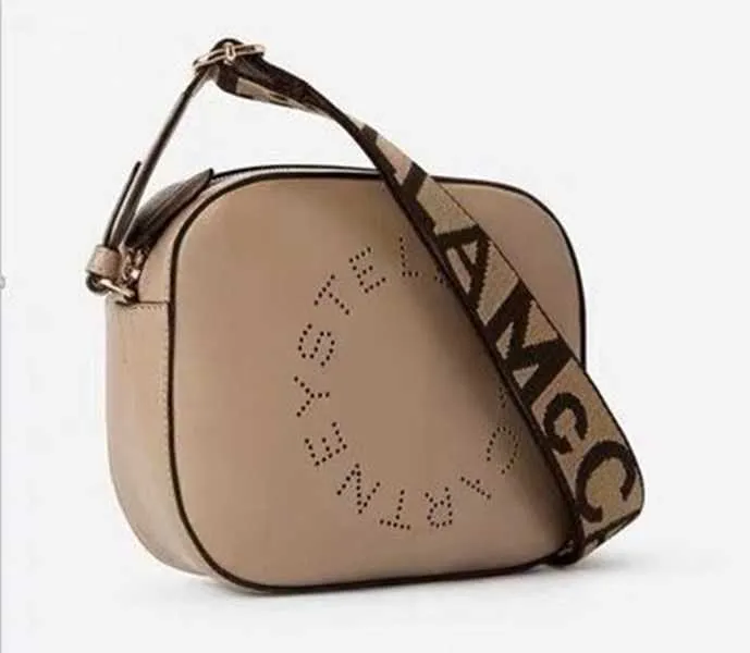 2023 дизайнер Stella Mccartney Женская модная сумка для фотоаппарата с плечевым ремнем сумка через плечо высшего качества из ПВХ кожаная сумка через плечо264u