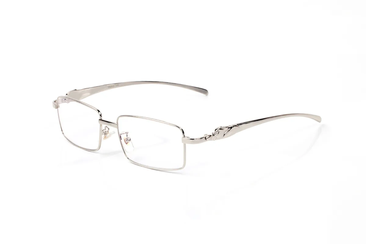 Sonnenbrille mit klarem Rahmen, Designer-Brille, Vintage-Stil, für Damen und Herren, Markendesign, Sommerfarben, farbige Gläser, Legierung, Brillen, neu, Leopard 223t