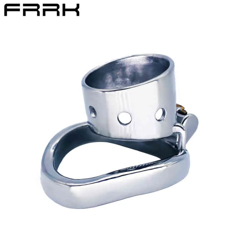 NXY Chastity Device Frrk 98 Arc Ring nowy cylindryczny krótki zamek ze stali nierdzewnej urządzenie męskie 0416