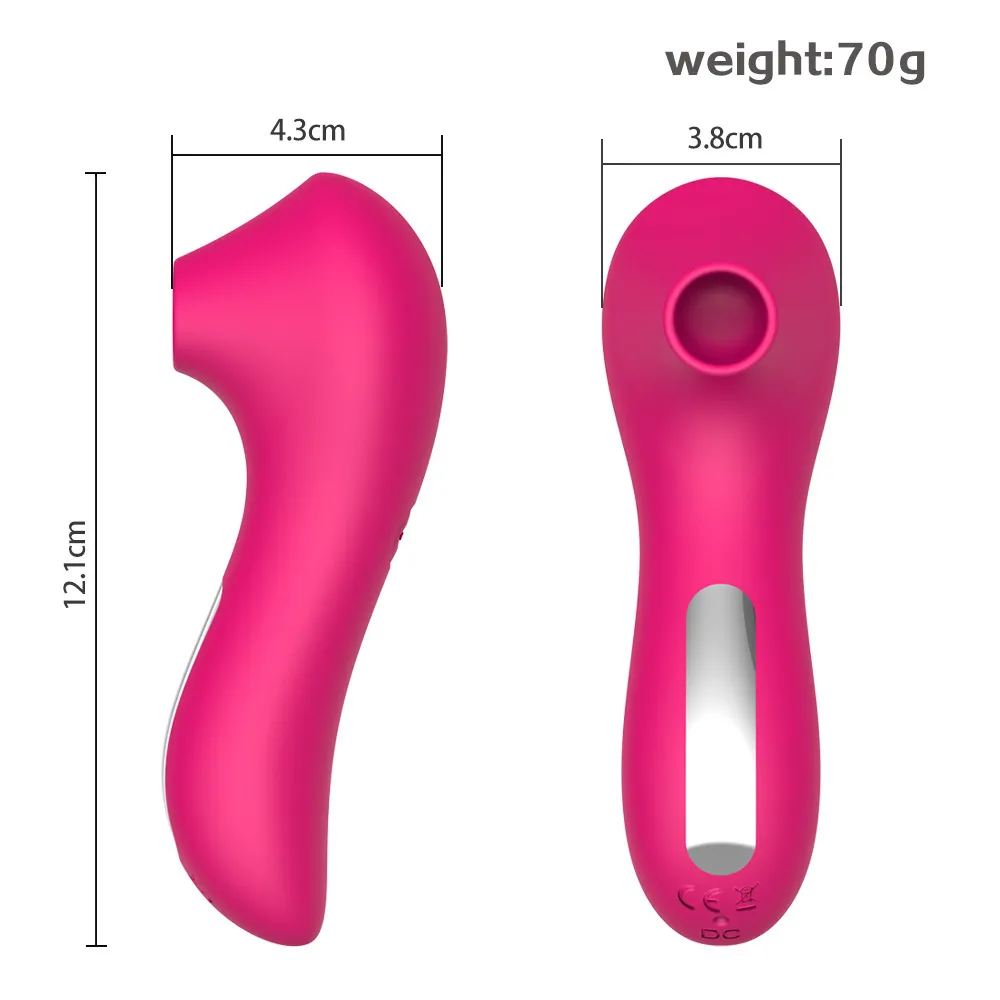 Ventosa de clitóris Vibrador de sucção vaginal Vacuum Feminino Estimulador de mamilo Brinquedo sexy Masturbador Produtos para adultos