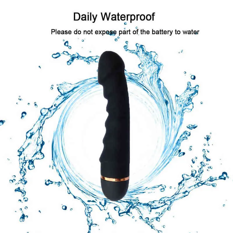 NXY Vibratoren 20 Modi Vibrator, weicher Silikondildo, realistischer Penis, starker Motor, G-Punkt, Klitorisstimulator, weiblicher Masturbator, Sexspielzeug für Erwachsene, 0409