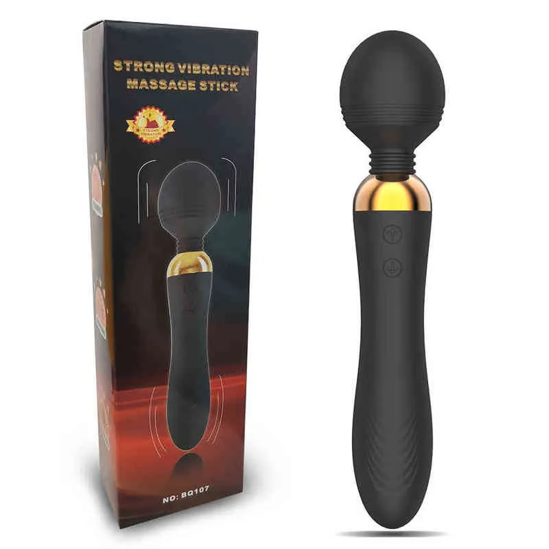 NXY Vibratory Vibrador Poderoso Com 18 Velocidades, Varinha Mgica AV, Massagear Ponto G, Brinques Sexuais para Mulheres, Casais, Eastulao 220414